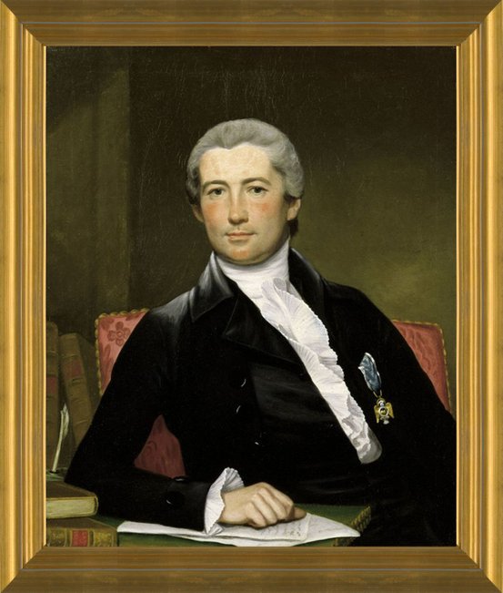 Art Prints of Portrait of General Giles by Joseph Wright of Derby