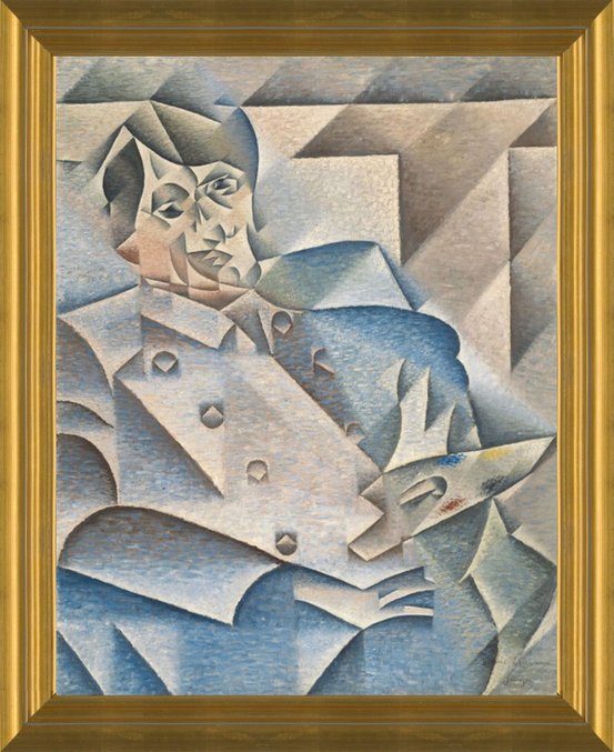 portrait of pablo picasso by juan gris