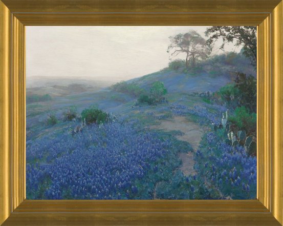 Art Prints Of Bluebonnet Field Early Morning San Antonio Texas By Julian Onderdonk