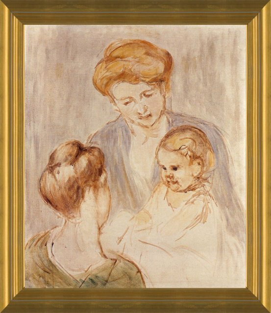 Art Prints Of Two Smiling Baby Girls By Mary Cassatt Art Prints Of Two Smiling Baby Girls By Mary Cassatt