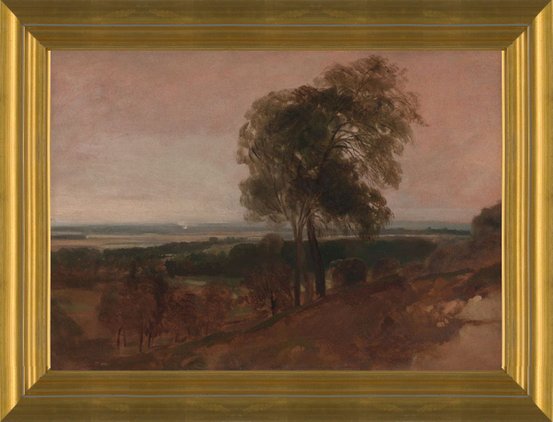 Art Prints of Landscape Study at Sunset by Peter De Wint