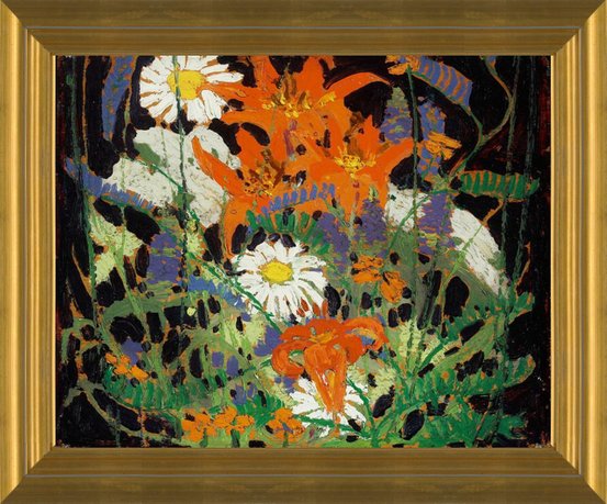 Hotsell Tom Thomson - Marguerites, Wood Lillies and Vetch - Group of 7, Giclee Canvas