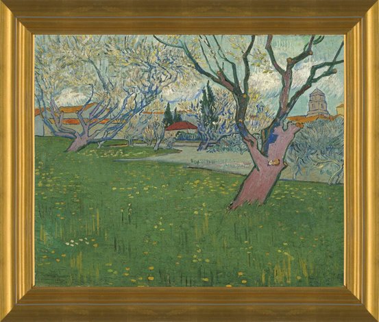 Art Prints of Orchards in Blossom, View of Arles by Vincent Van Gogh
