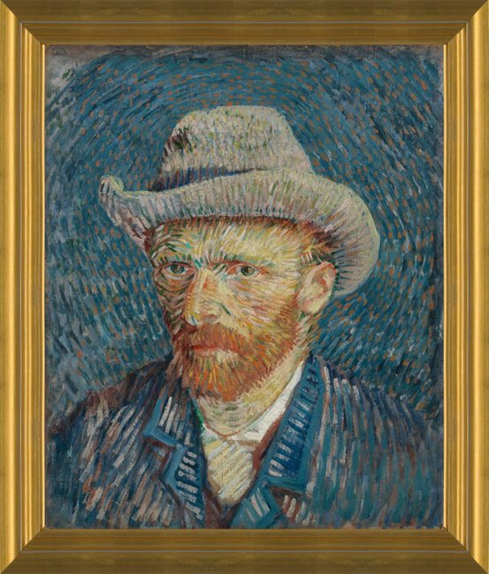 Vincent van Gogh - Self-Portrait with Grey Felt Hat - Van Gogh Museum