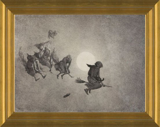 Art Prints of The Witch's Ride, 1870 by William Holbrook Beard