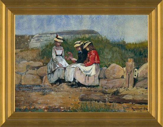 Art Prints of A Fisherman's Daughter by Winslow Homer