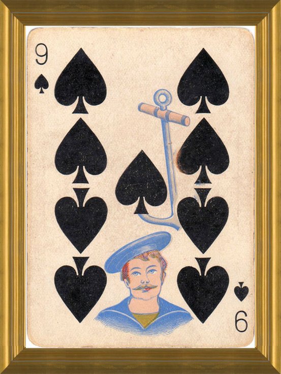 antique playing cards images