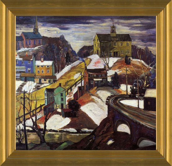 Art Prints of Five 'O Clock Train by Fern Coppedge