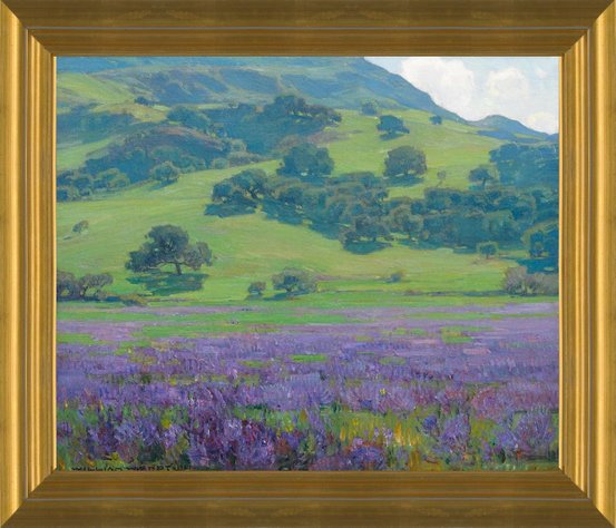 Art Prints of Lupine Patch by William Wendt