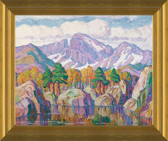 Art Prints of A Mountain Symphony, 1927 by Birger Sandzen