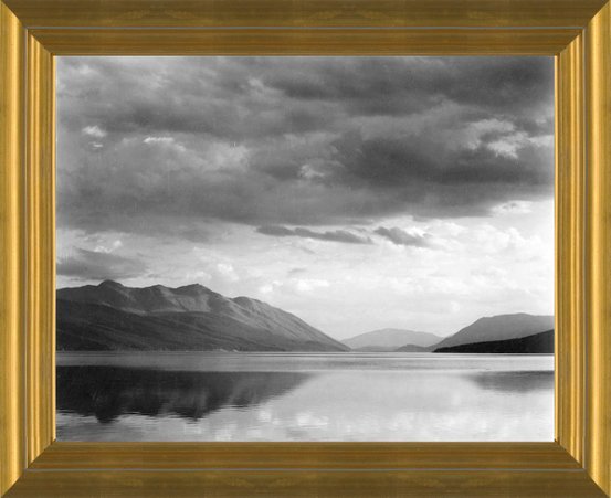 ARTCANVAS Evening - McDonald Lake online - Glacier National Park - Montana Black and White Photography Canvas Art Print 26