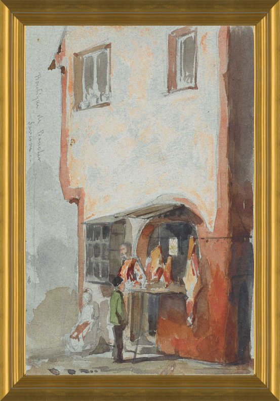 Art Prints Of Boutique De Boucher The Butchers Shop By James Abbott Mcneill Whistler