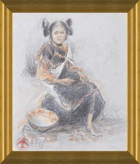 Giclee prints of Hopi Maiden by Maynard Dixon