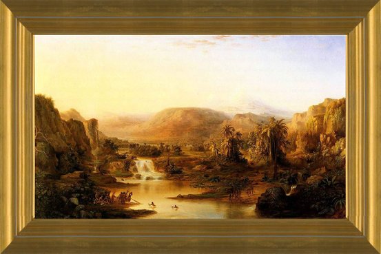 Art Prints of Land of the Lotus Eaters by Robert S. Duncanson