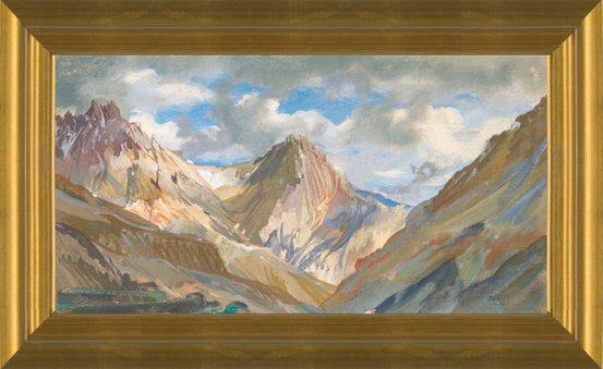 Art Prints of View of the Karakoram Mountains by Alexander Evgenievich Yakovlev